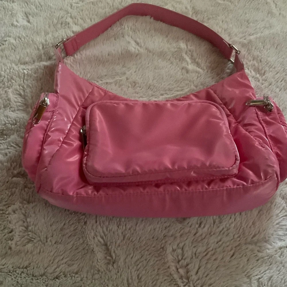 Wild Fable Pink Satchel Bag with multiple pockets